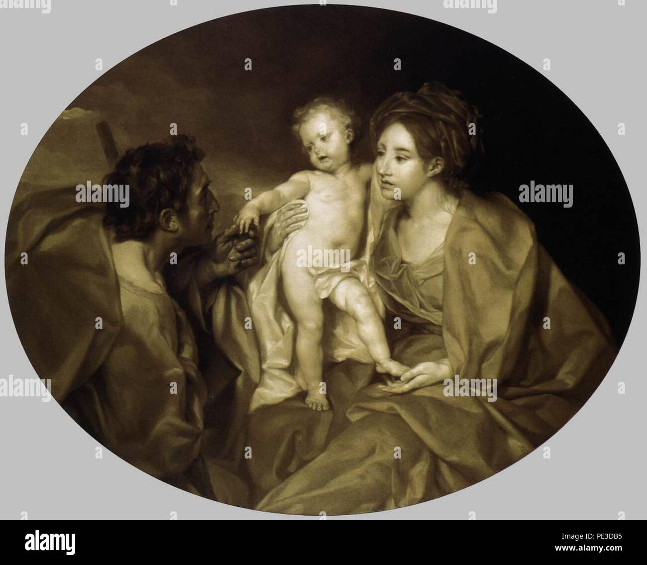 Anton Raphael Mengs - The Holy Family Stock Photo - Alamy