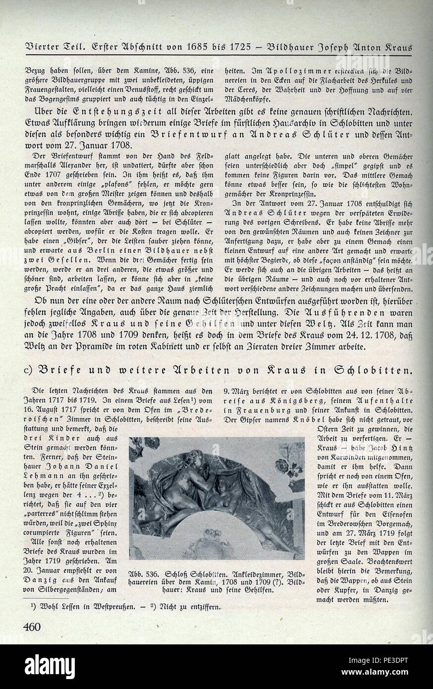 Anton ULBRICH, Geschichte der Bildhauerkunst in Ostpreußen, Gräfe und