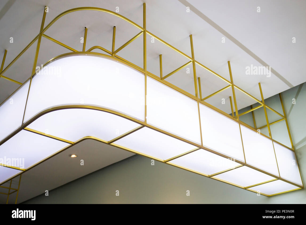 Modern bar counter light hi-res stock photography and images - Alamy