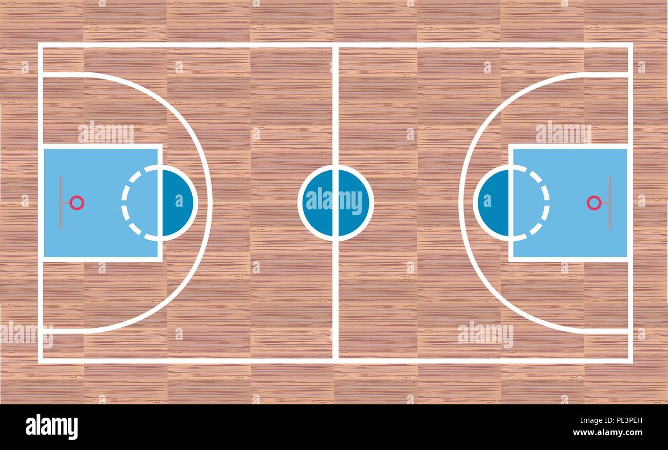 Basketball court View from above Stock Vector Image Art Alamy Basketball court View from above Stock Vector Image Art Alamy