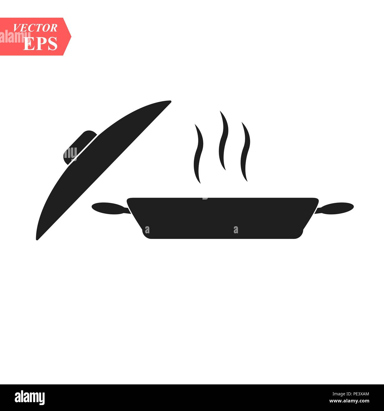 Frying pan icon. Vector concept illustration for design. eps10 Stock ...