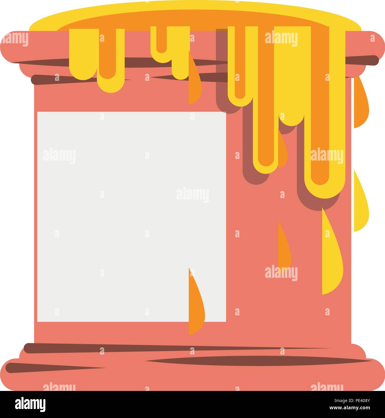 Paint bucket isolated Stock Vector Image & Art - Alamy