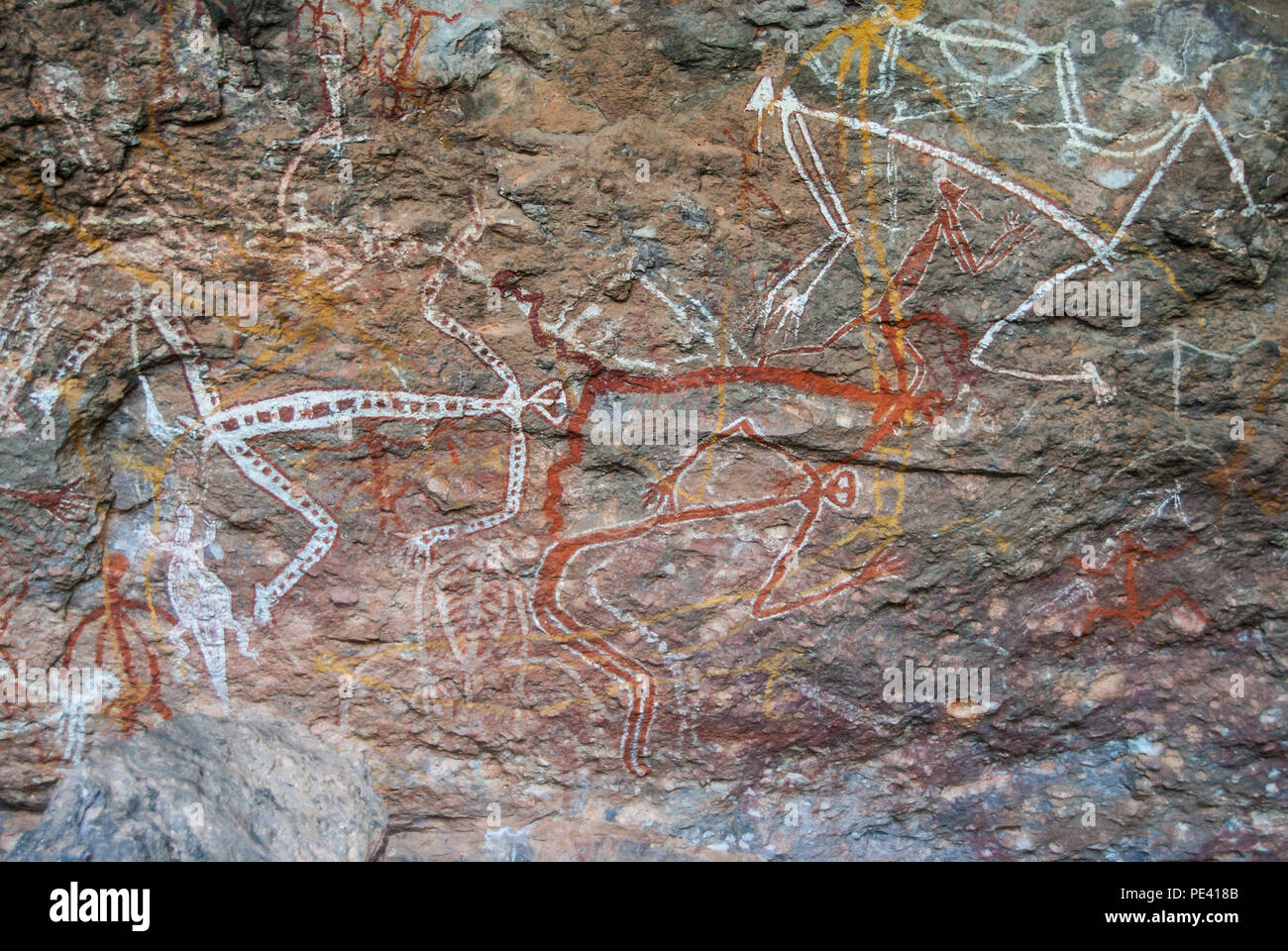 rock art, Nourlangie Rock, Kakadu National Park, Northern