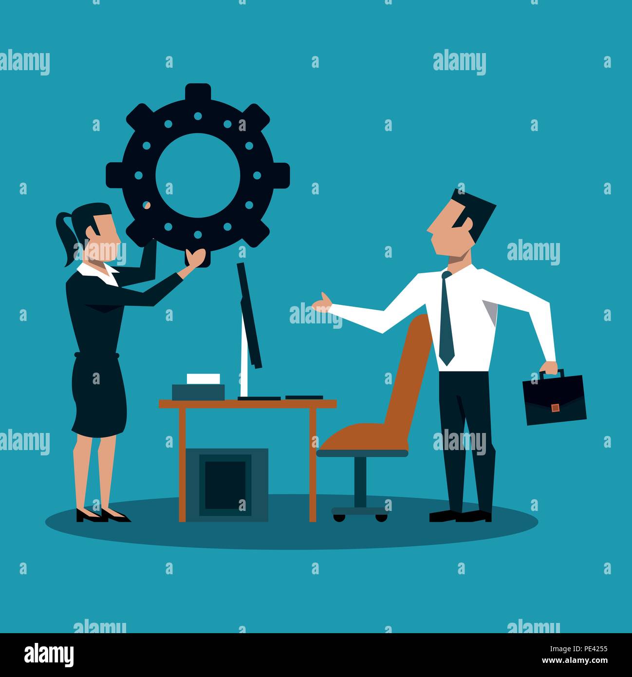Business teamwork concept Stock Vector
