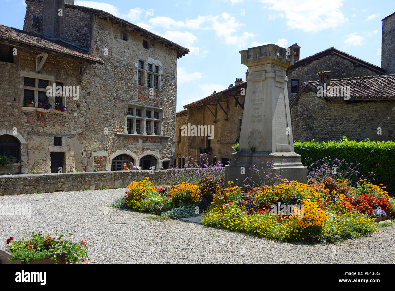 The pretty village of Perouges in the south of France Stock Photo - Alamy