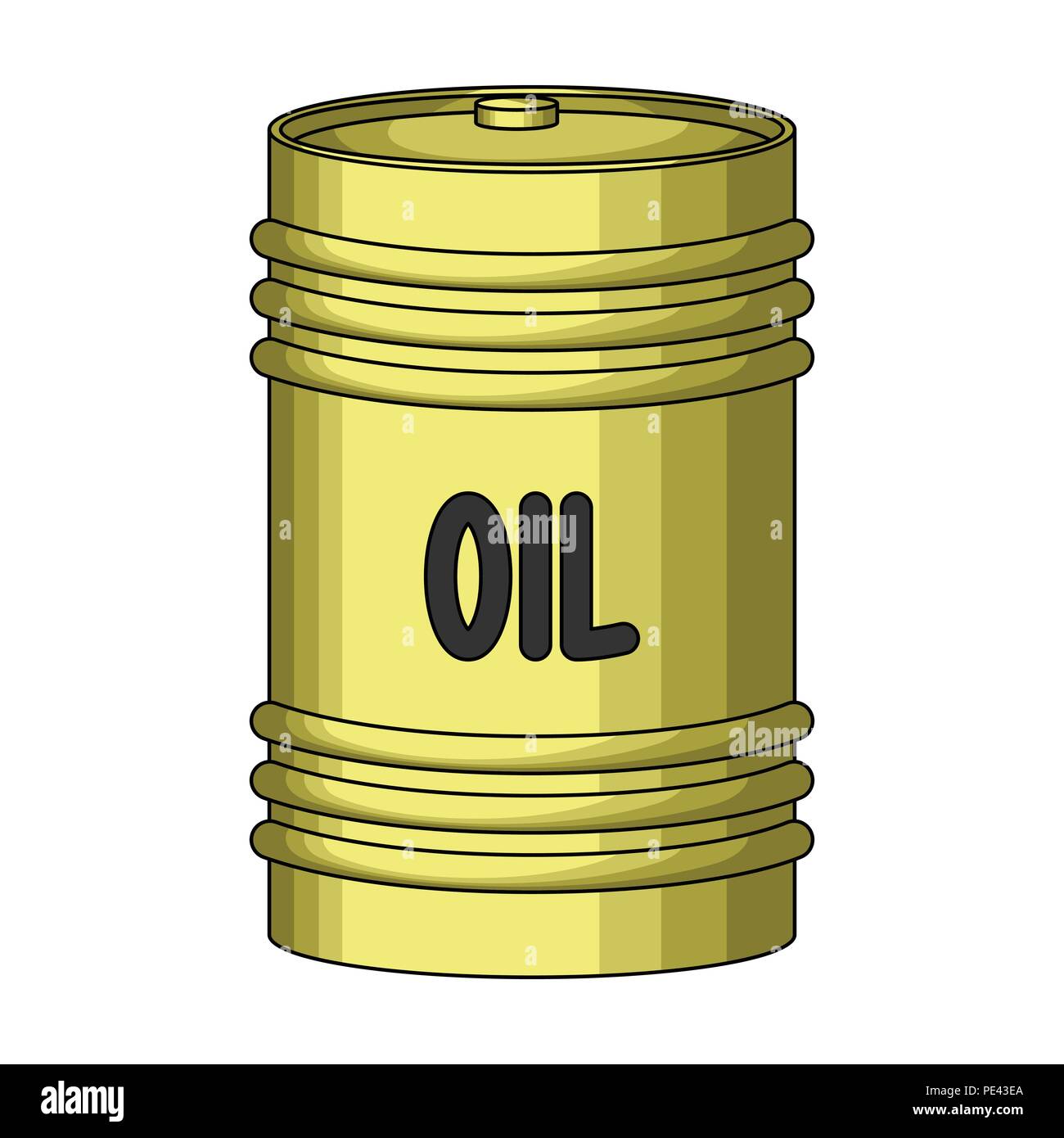 Barrel of oil.Oil single icon in cartoon style vector symbol stock  illustration Stock Vector Image & Art - Alamy