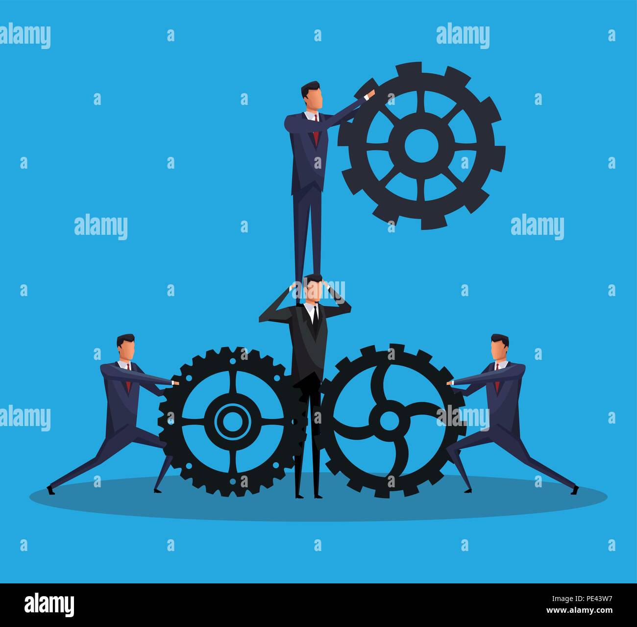 Business teamwork concept Stock Vector Image & Art - Alamy
