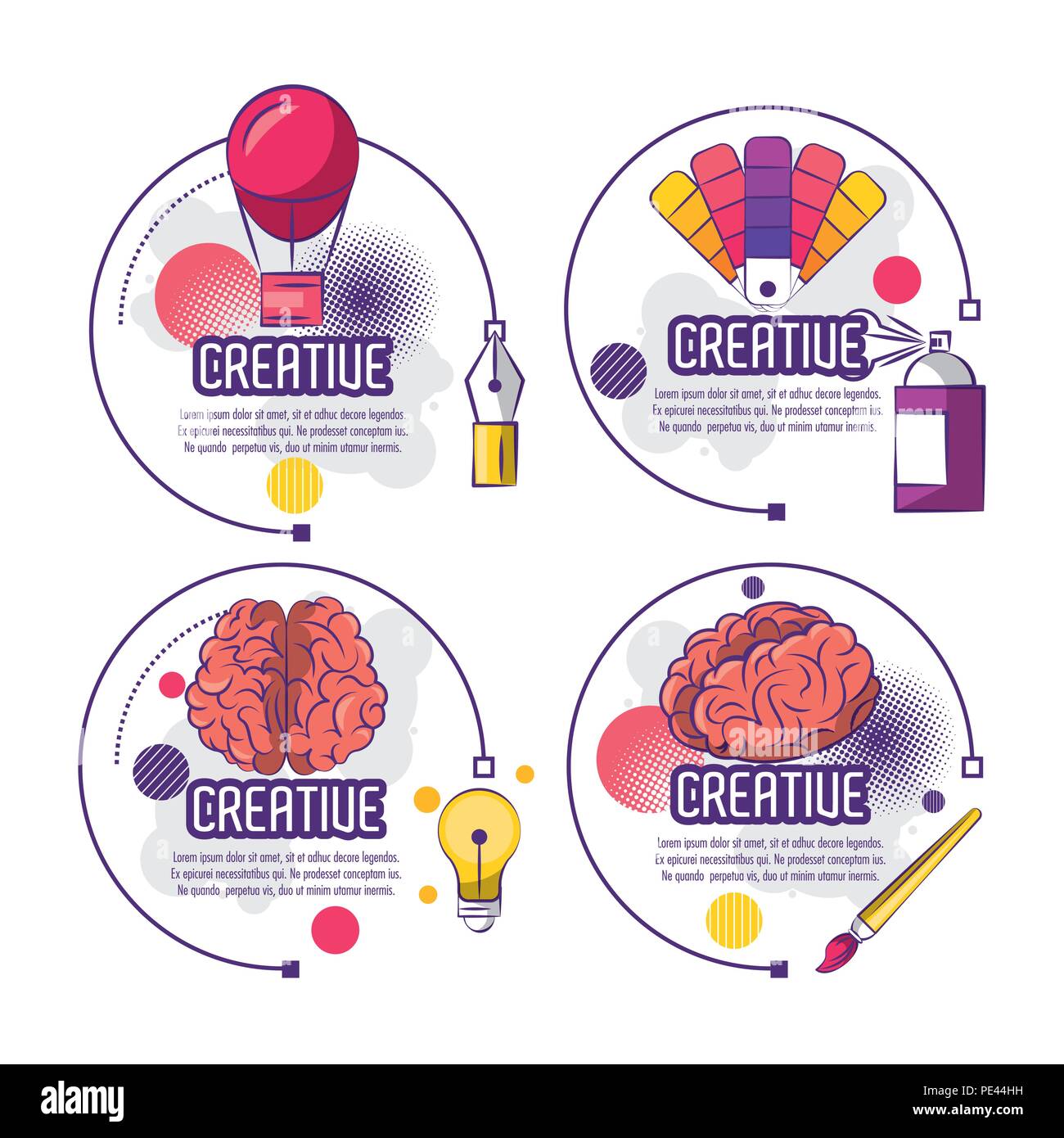 Set of creative design Stock Vector Image & Art Alamy