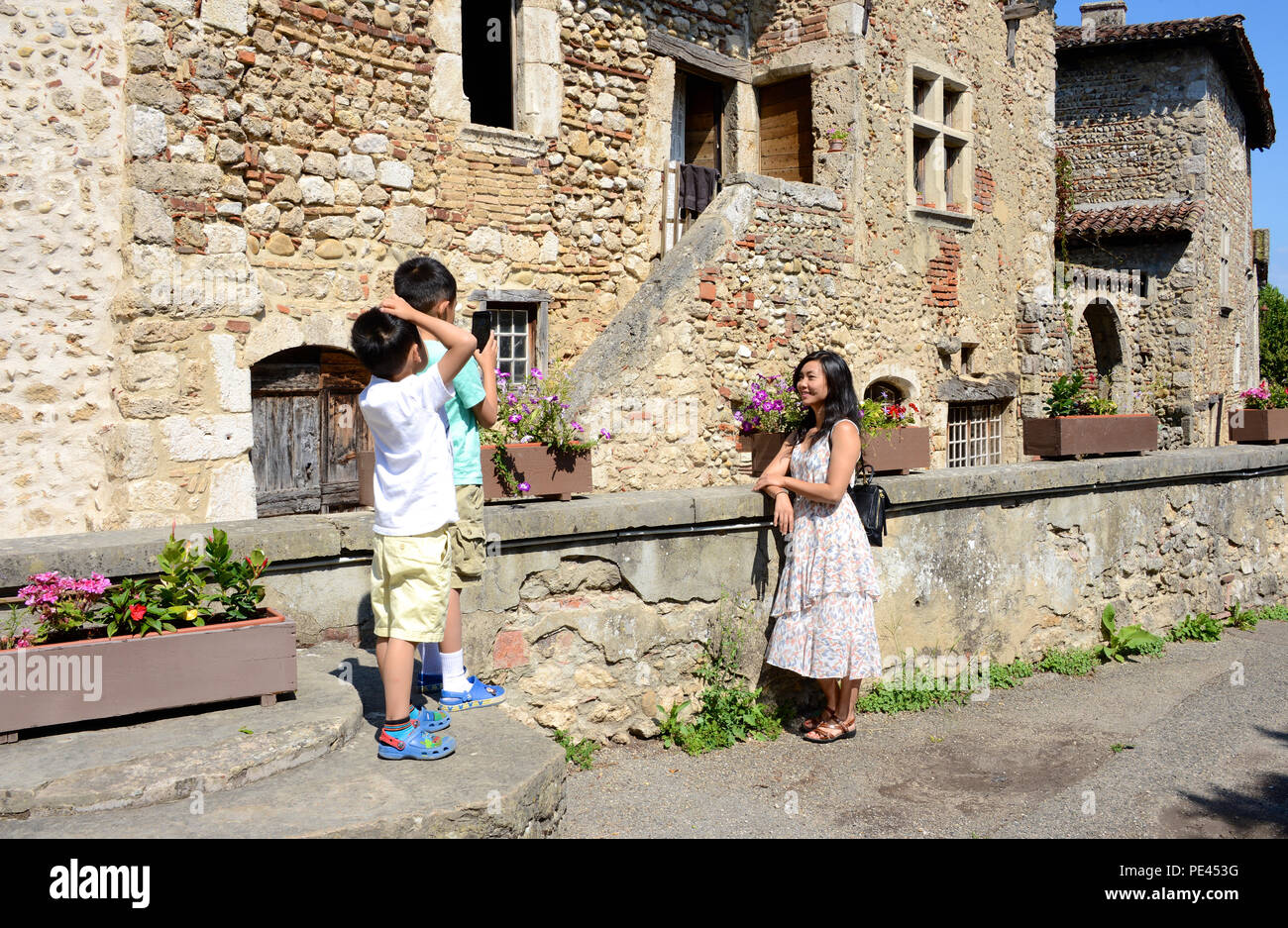 The pretty village of Perouges in the south of France Stock Photo - Alamy