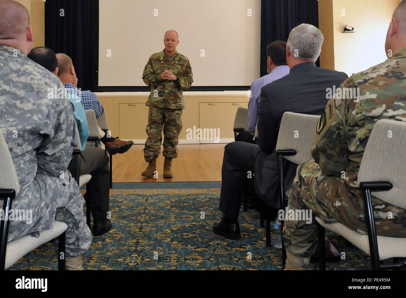Lt. Gen. Kevin W. Mangum, deputy commanding general and chief of staff ...