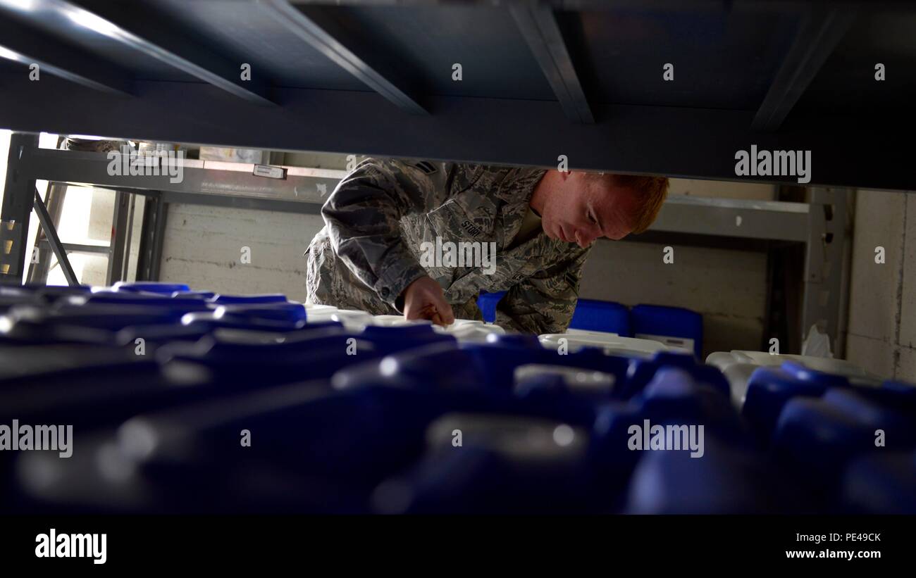 U.S. Air Force Airman 1st Class Kevin Story, 31st Logistics Readiness
