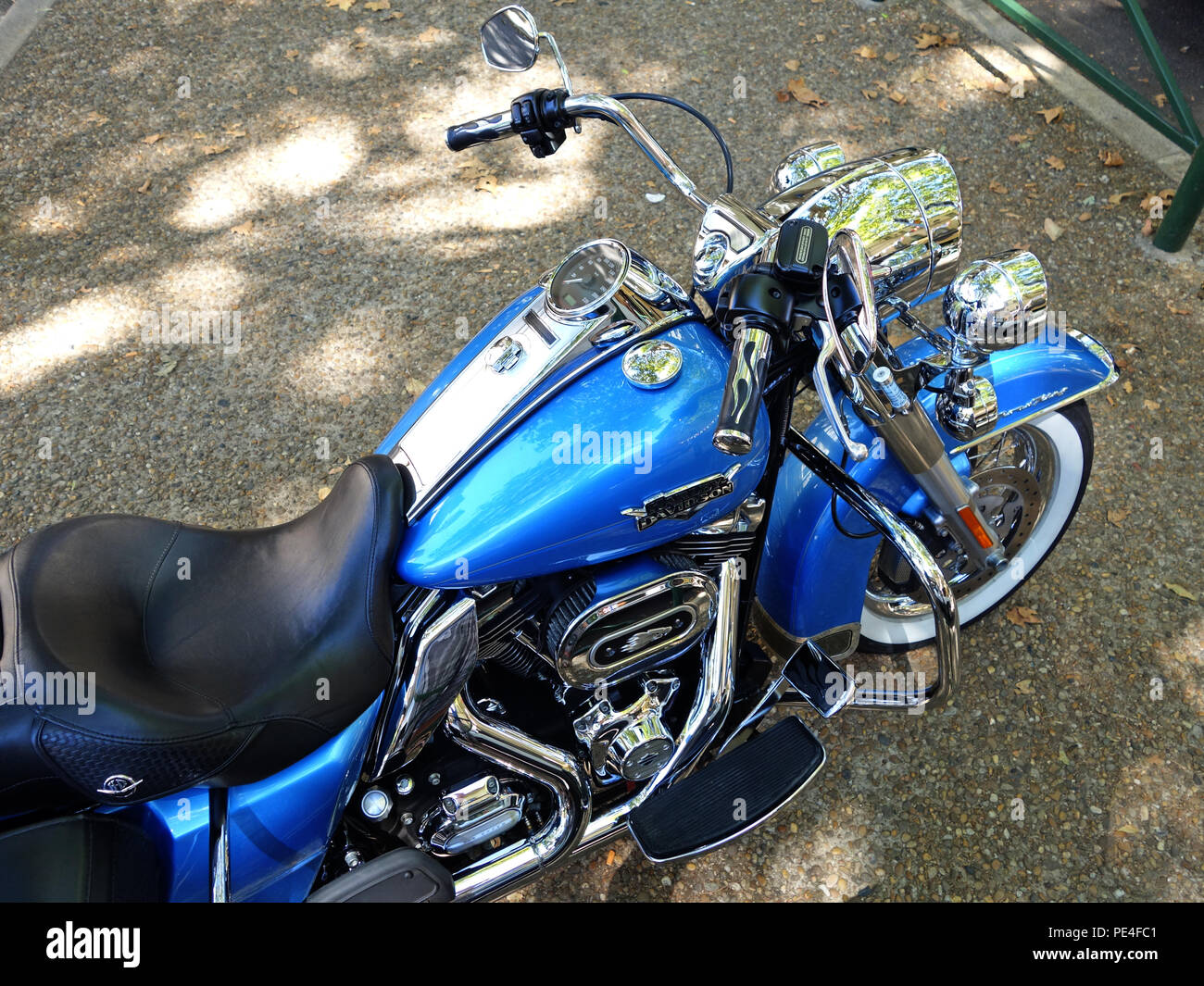 HarleyDavidson FLHRC Road King Motorbike Stock Photo Alamy