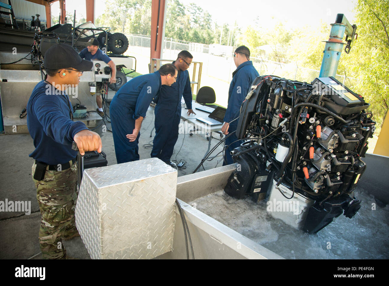 150914NYM440031 STENNIS SPACE CENTER, Miss. (September 14, 2015) International students work