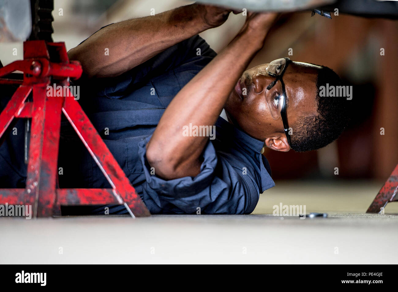 U.S. Air Force Senior Airman Joshua Brown, 1st Maintenance Squadron ...