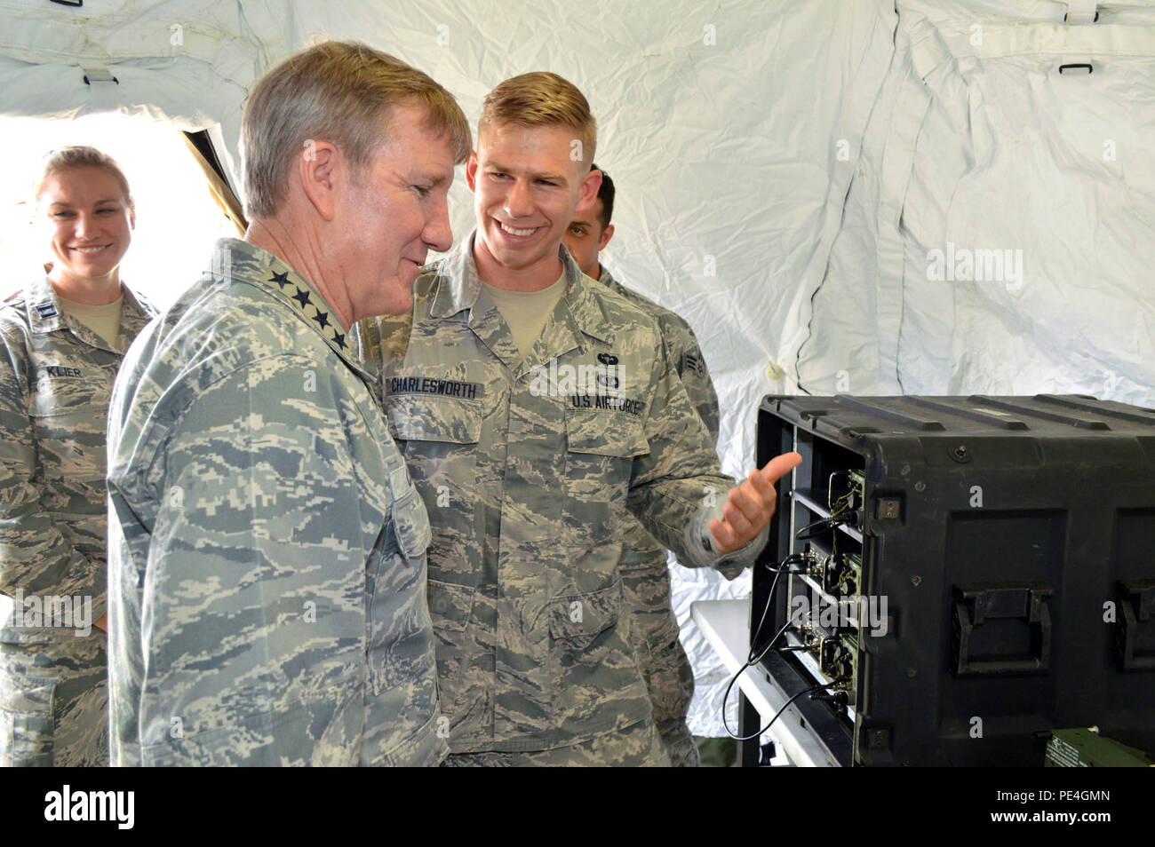General Hawk Carlisle, commander of Air Combat Command, received a ...