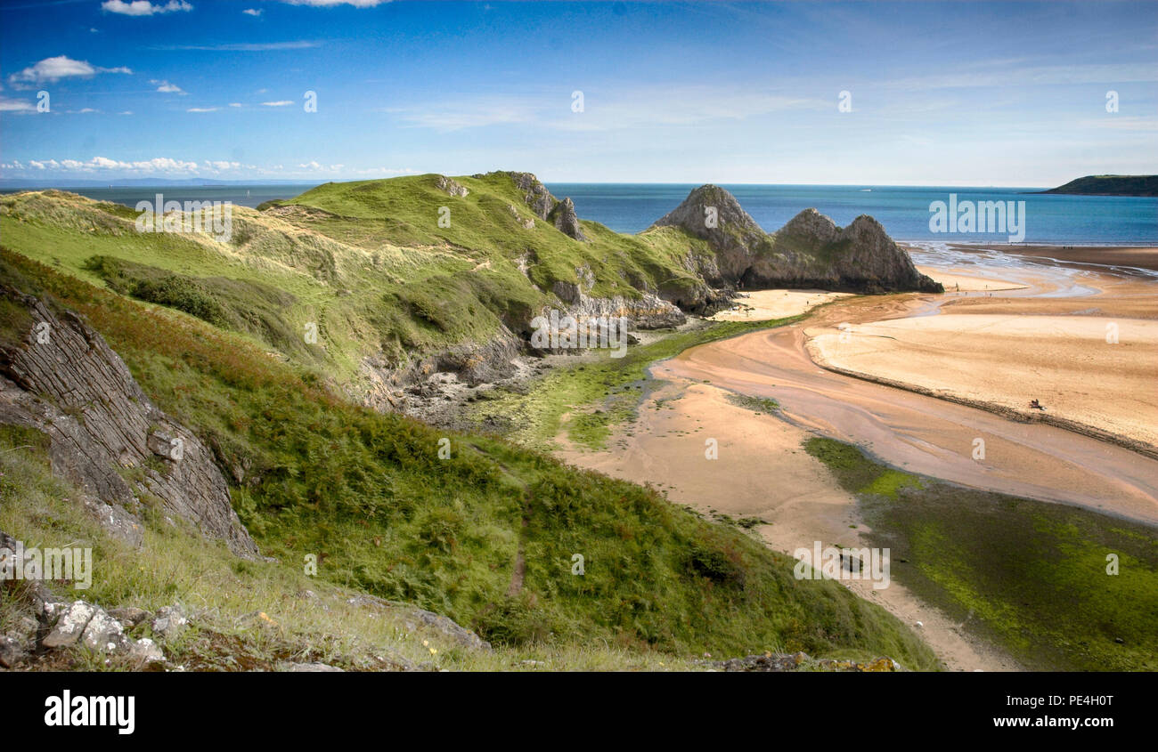 Gower peninsula beaches hi-res stock photography and images - Alamy