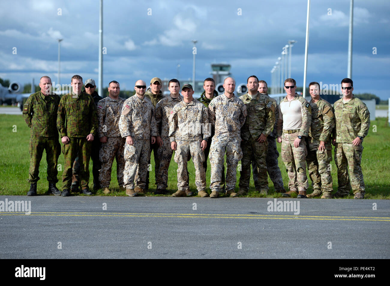 Lithuainian, German, and Latvian forward air controllers and joint