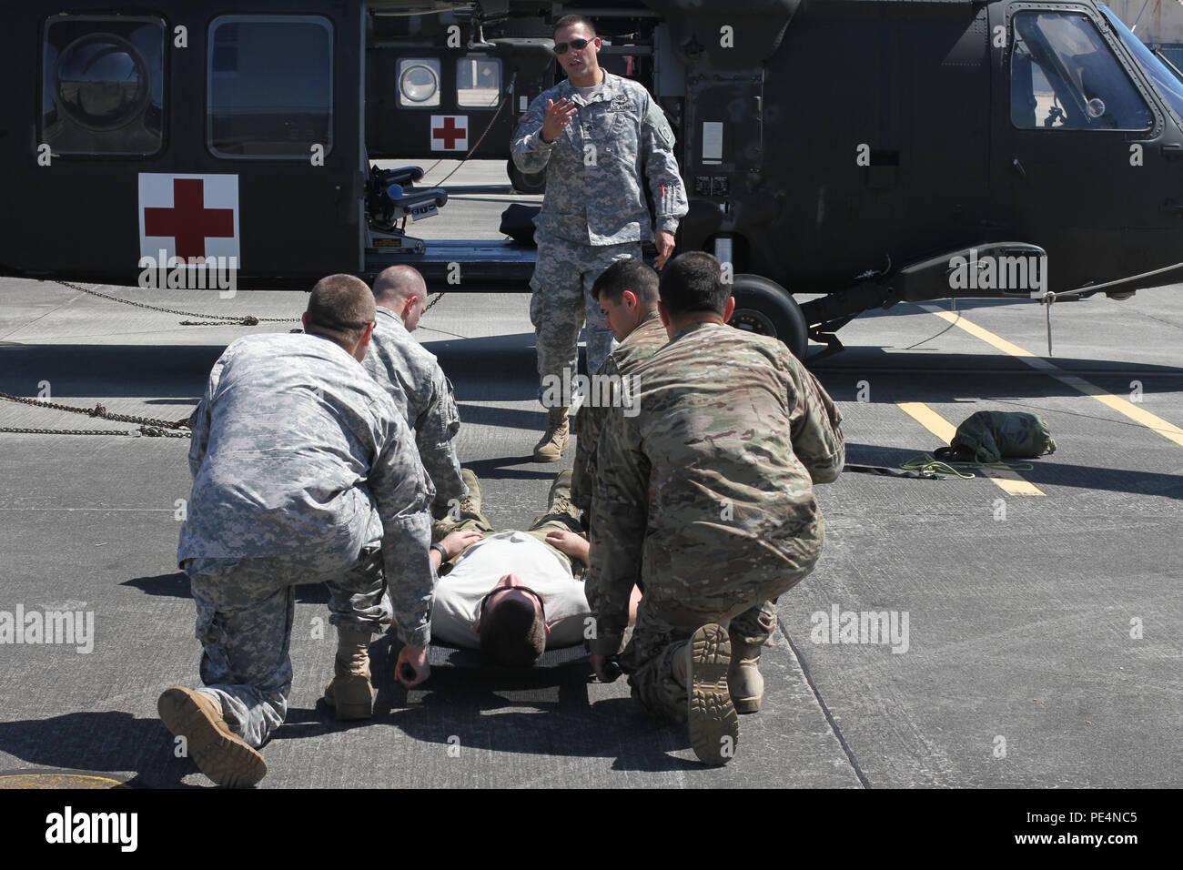 Medics from the 1st and 3rd Brigade Combat Teams, 82nd Airborne ...