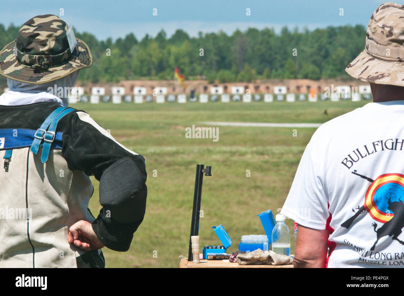 Camp Butner Ranges 10th long range muzzle loading championship hi-res stock photography ...