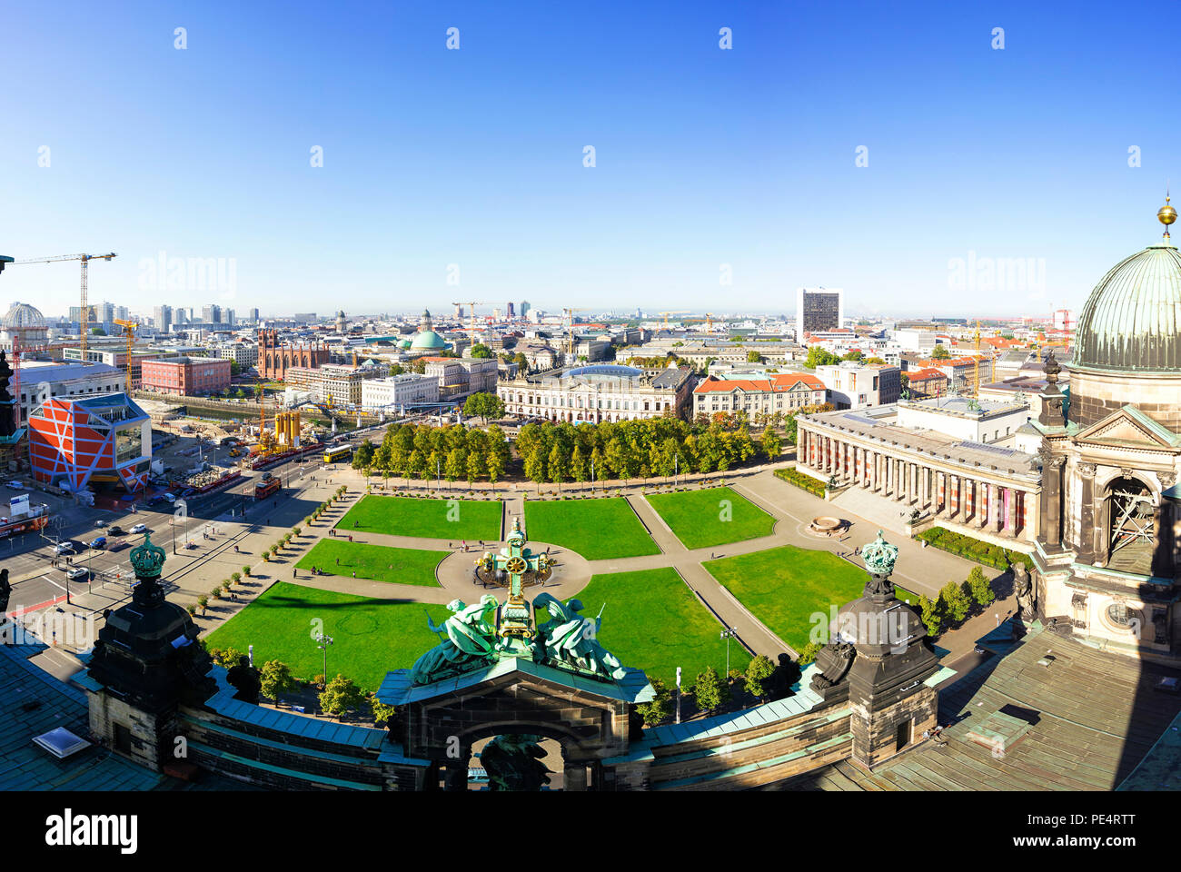 Dresden in Germany. Capital town of Saxony. Stock Photo