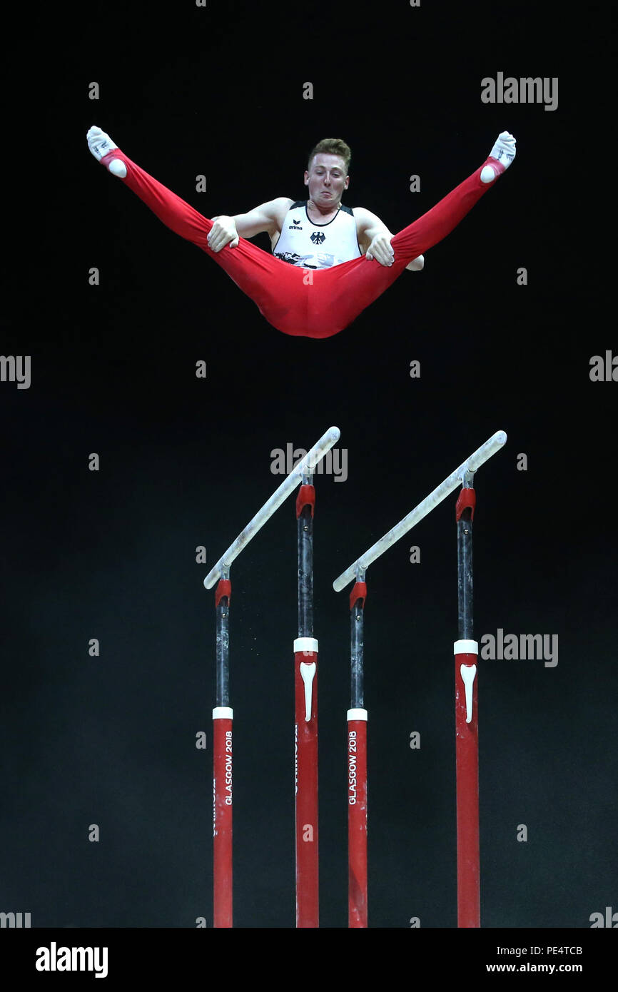 Germany S Nils Dunkel Competes On The Parallel Bars In The Men S