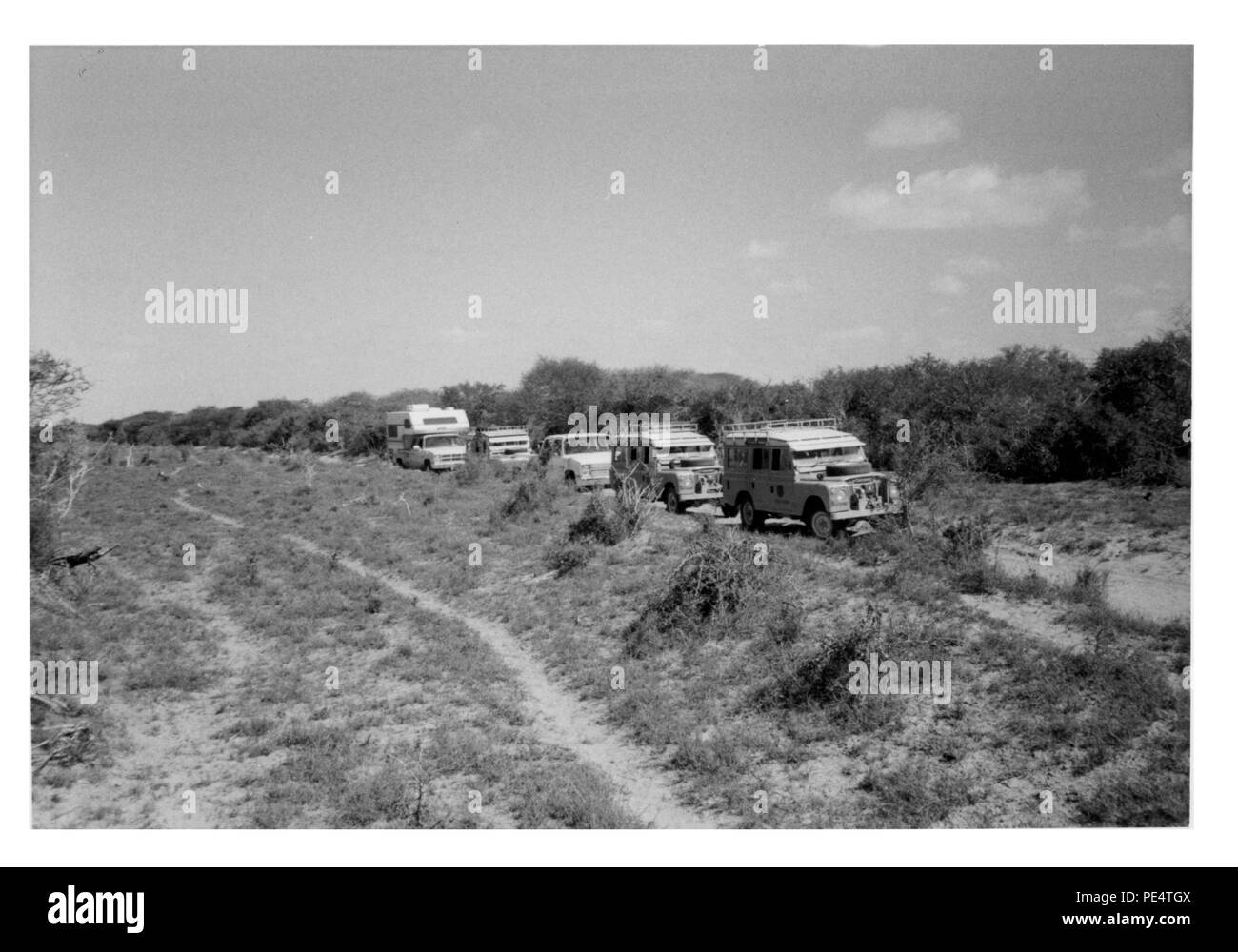 Convoy of this particular review mission. Picture #4. Stock Photo