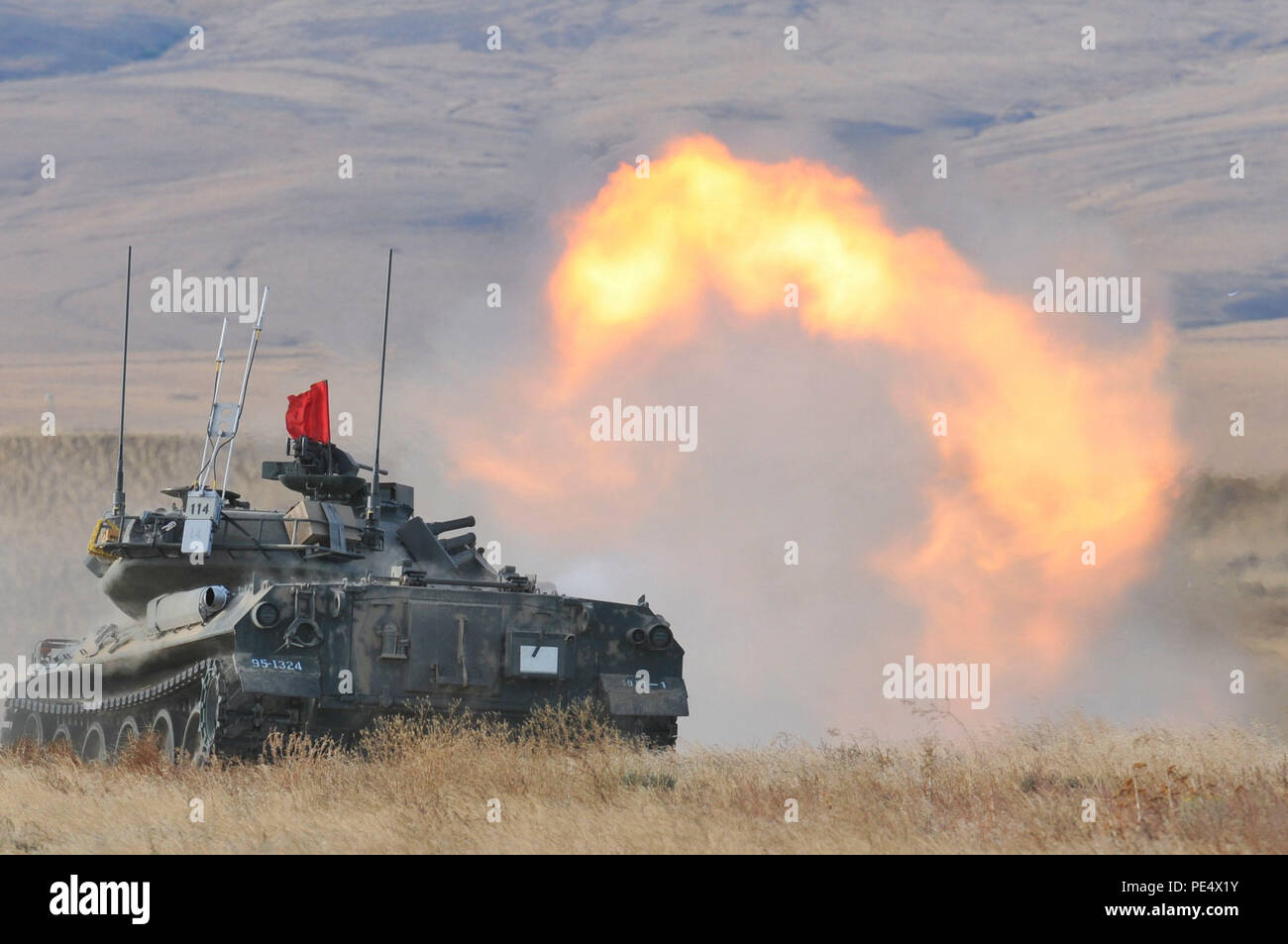 Tank Target Types A Japanese Ground Self-Defense Force Type 90 tank fires at designated ...