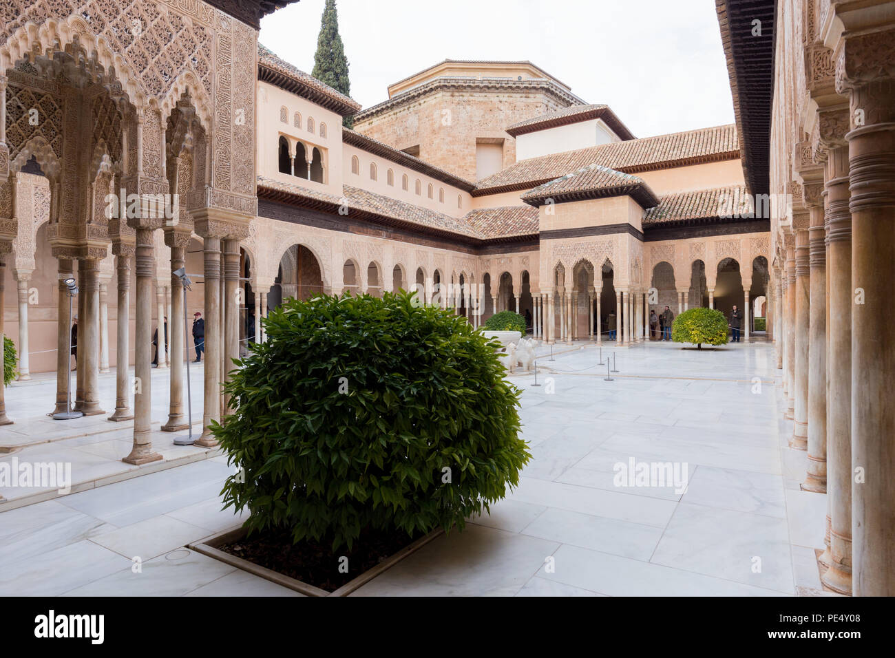 The Alhambra is a palace and fortress complex located in Granada