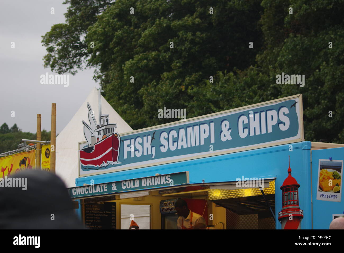 Fast Food Take Away, Fish and Chip Shop. Bristol International Balloon