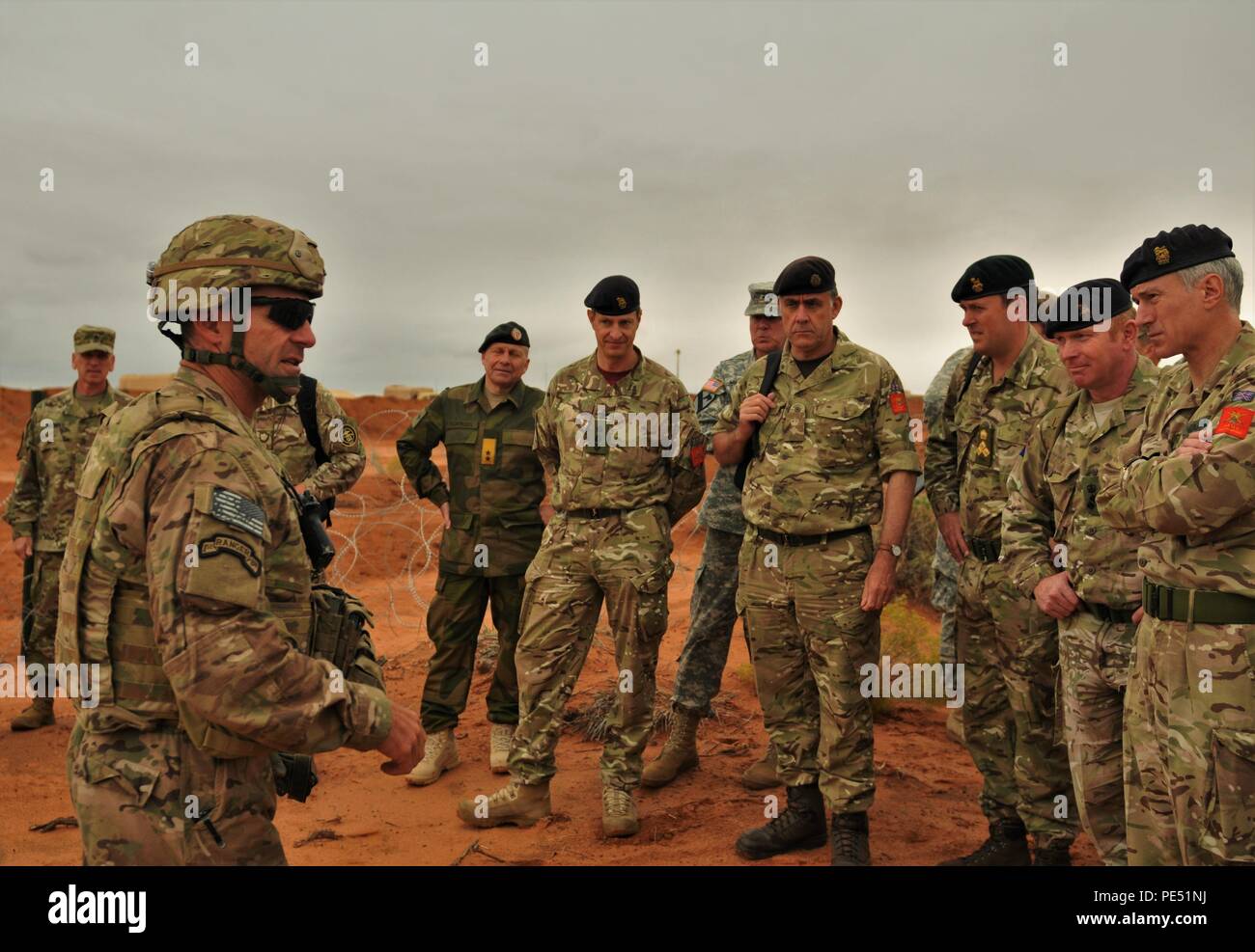 Col. Charles Masaracchia (left), commander of 2nd Heavy Brigade Combat ...