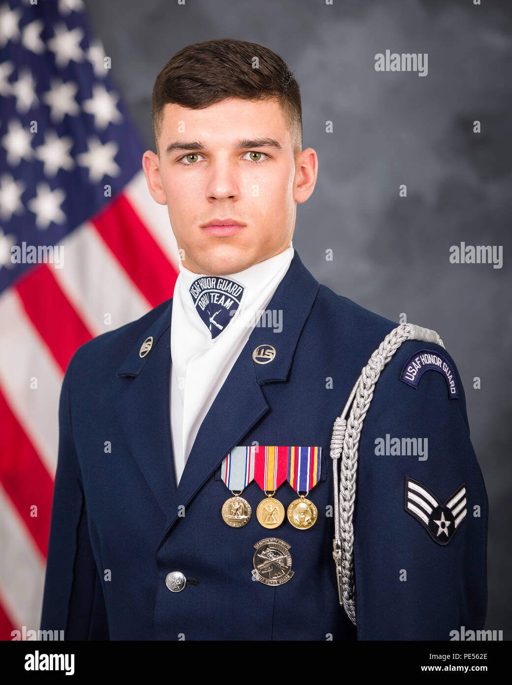 Official portrait of U.S. Air Force Honor Guard Four Man Drill Team