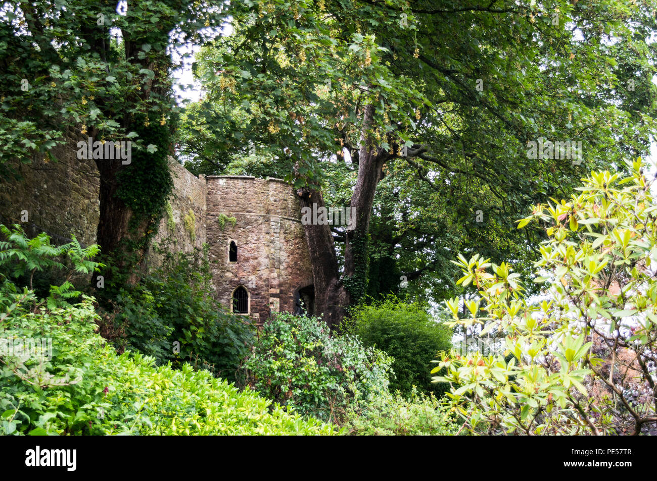 Norman Tower dating from 1068 in Exeter Castle Stock Photo - Alamy