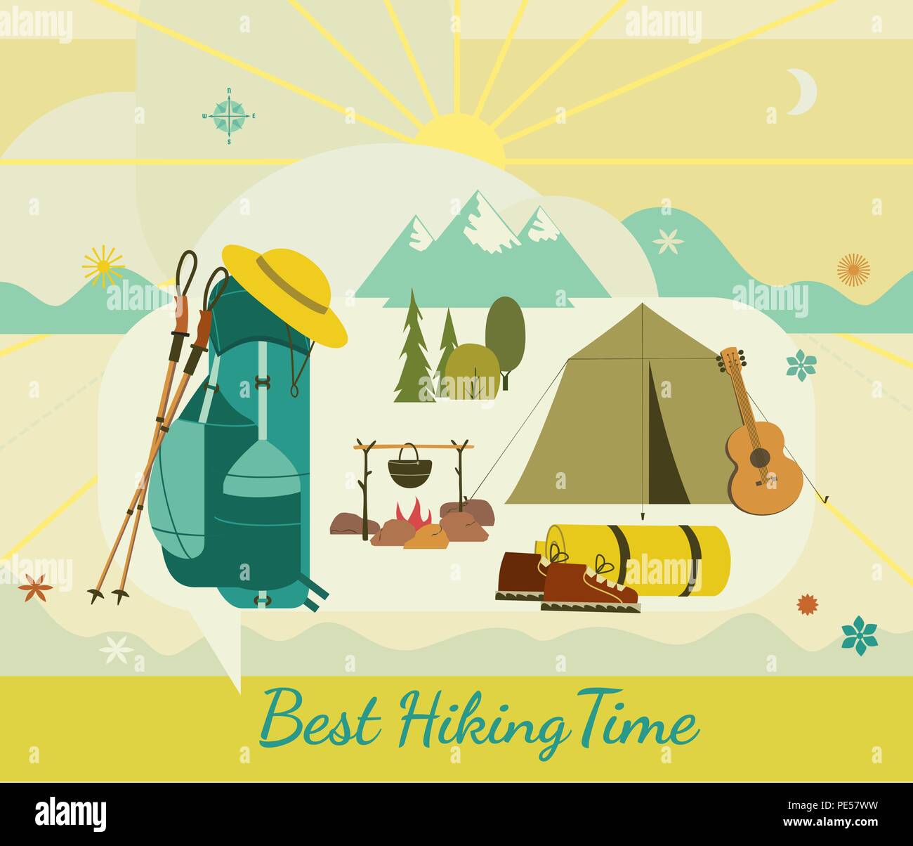 Tourist icon concept. Stock Vector