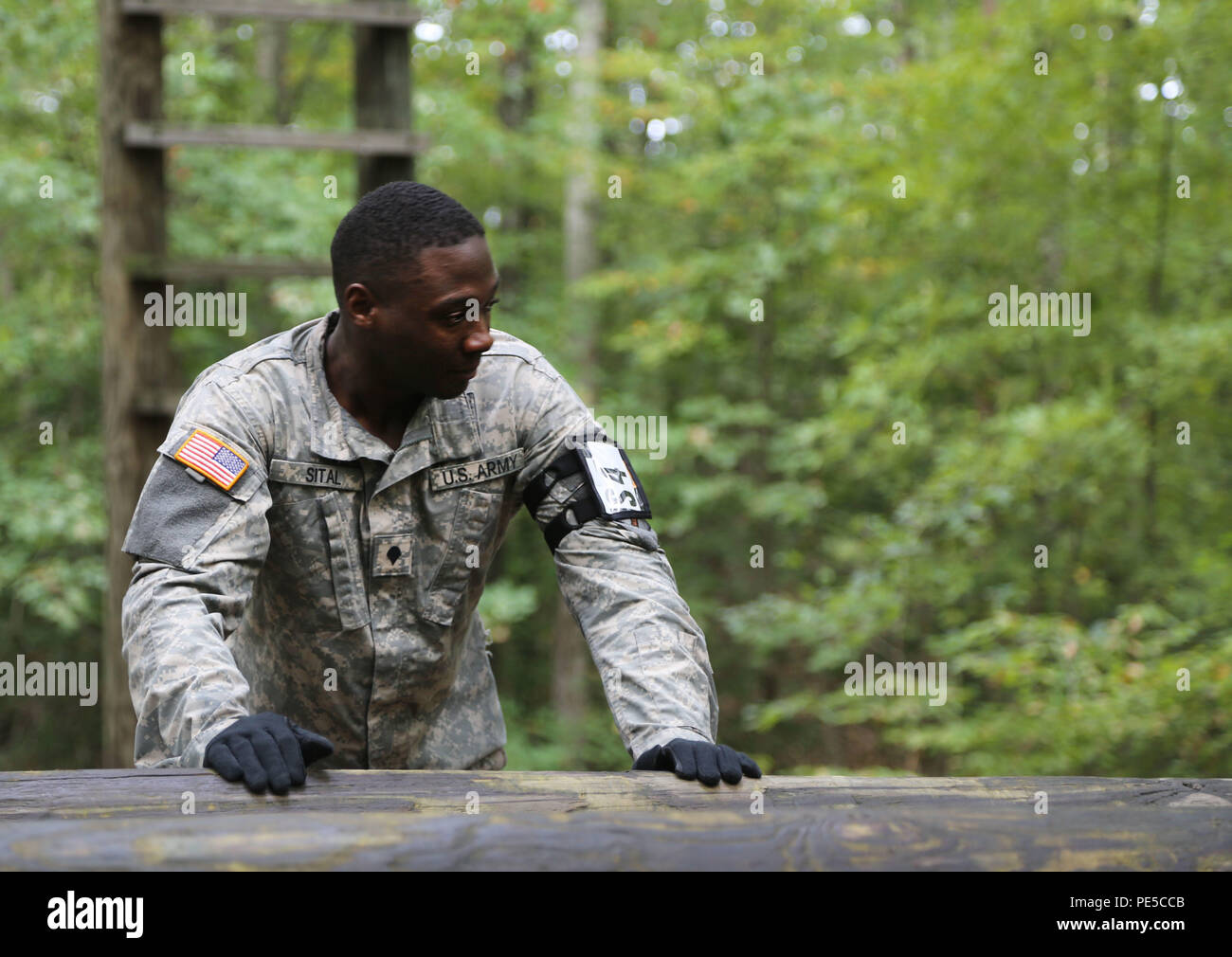 U.S. Army Spc. Shane A. Sital, assigned to U.S. Army Garrison Benelux ...