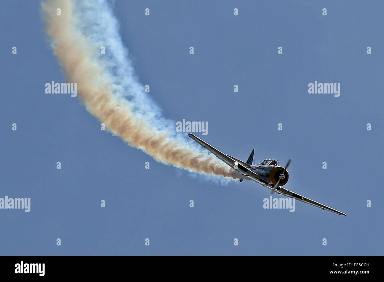 John Collver Flies The At-6 Texan “war Dog” During His Performance At 