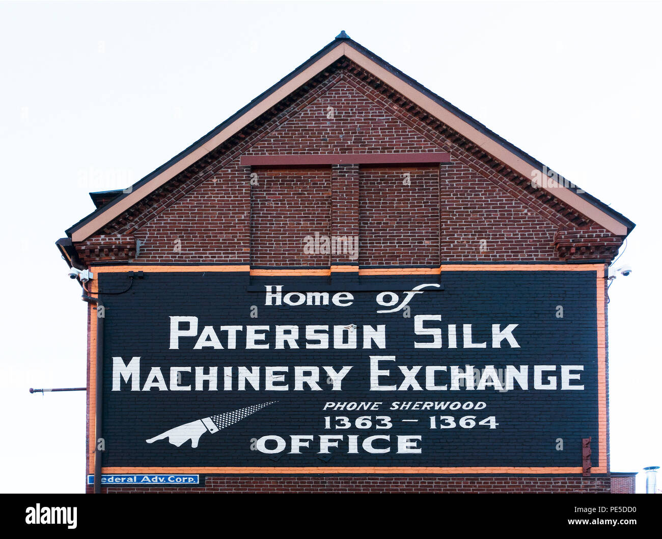 Paterson silk machinery exchange building NJ Stock Photo