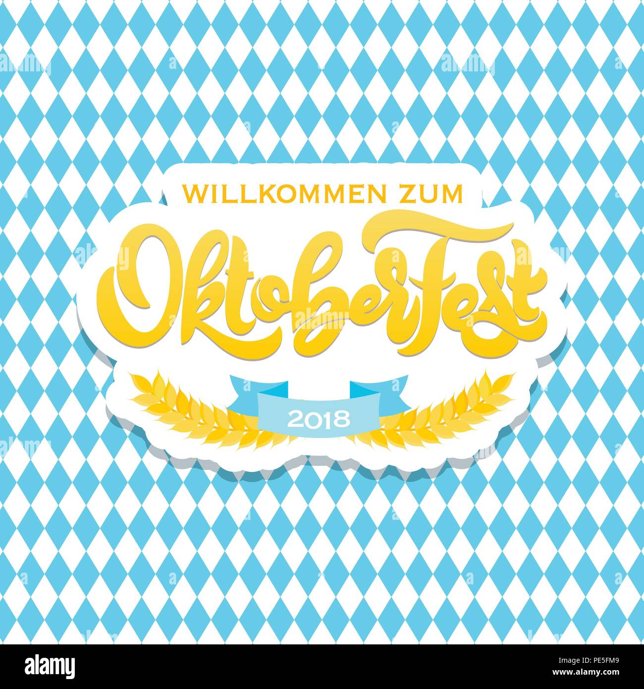 Oktoberfest logotype. Beer festival banner. Vector illustration of ...