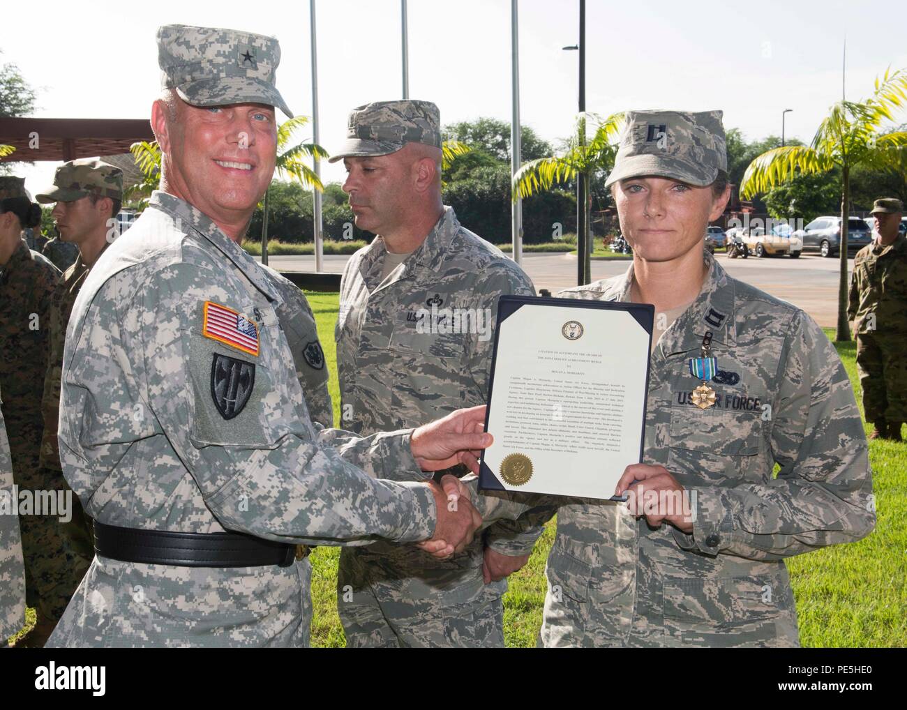 U.S. Air Force Cpt. Megan Moriarity, a logistics officer with the ...