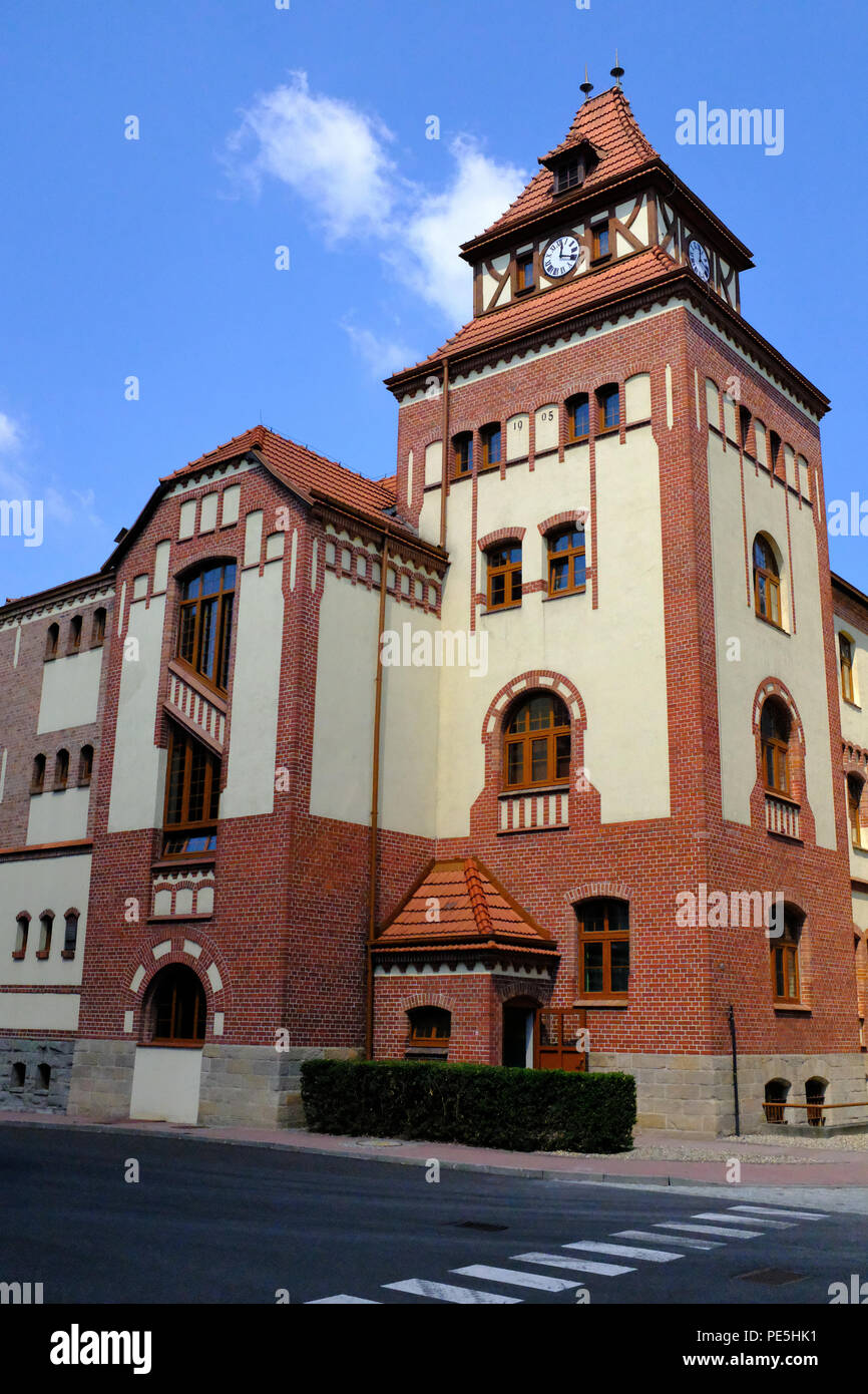 Bachelors workers quarters at the Tychy Brewery in Poland, Europe Stock ...