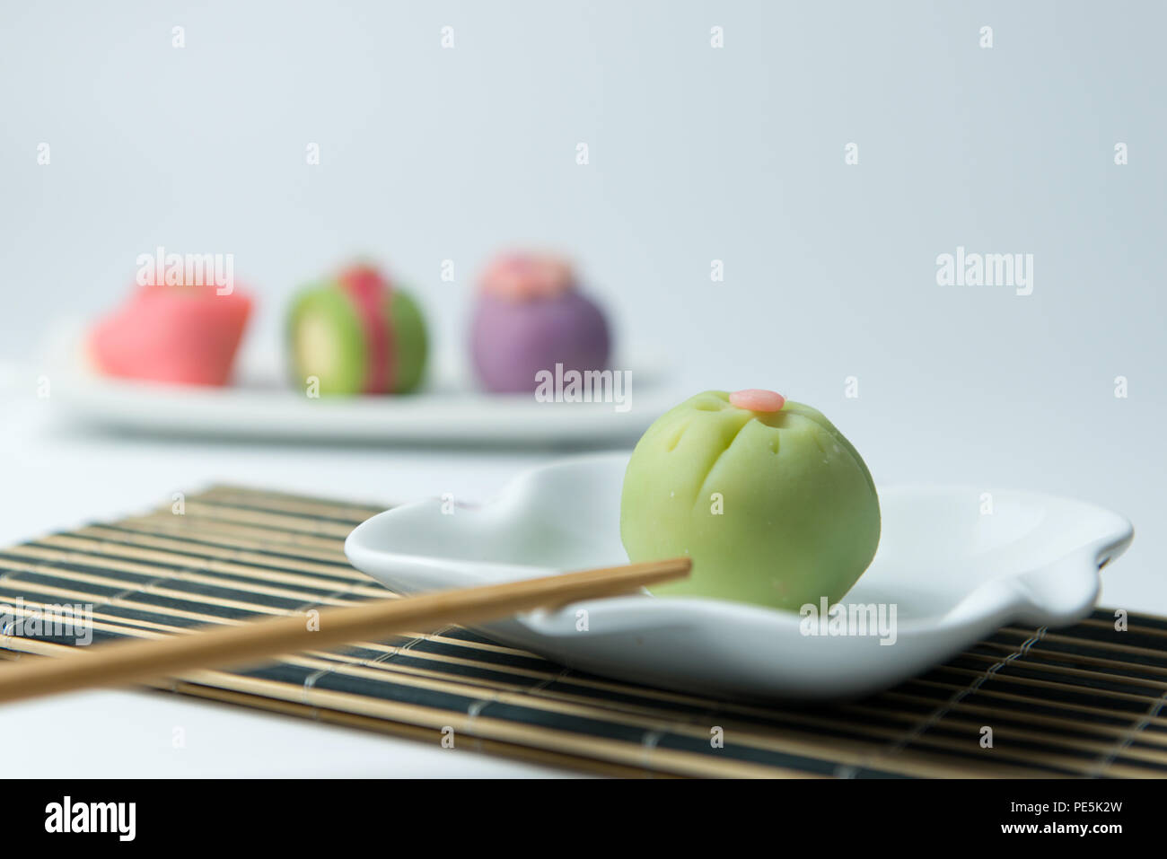 Japanese traditional confectionery wagashi Stock Photo Alamy