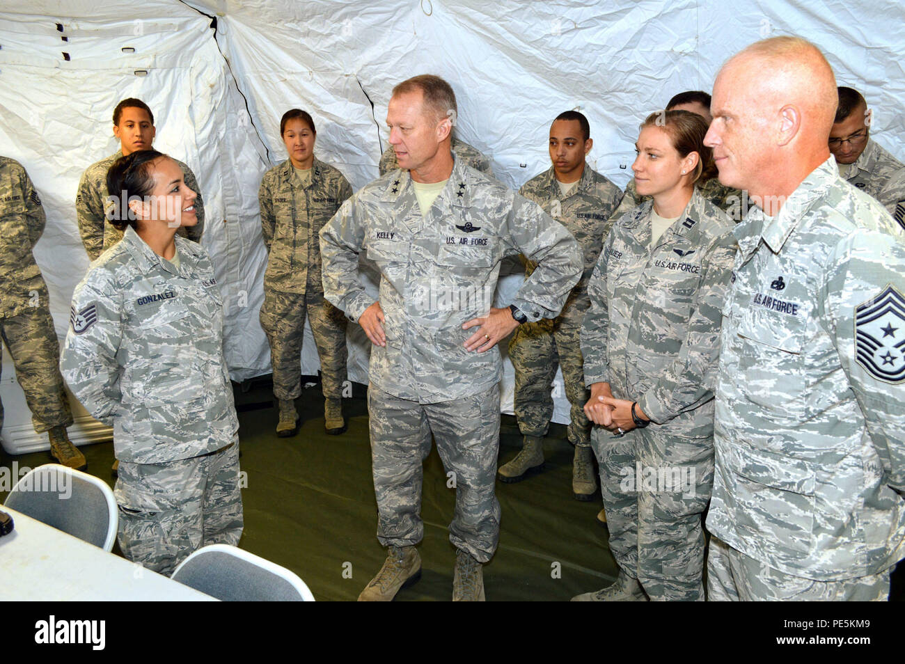 An intelligence specialist from the 682nd Air Support Operations ...