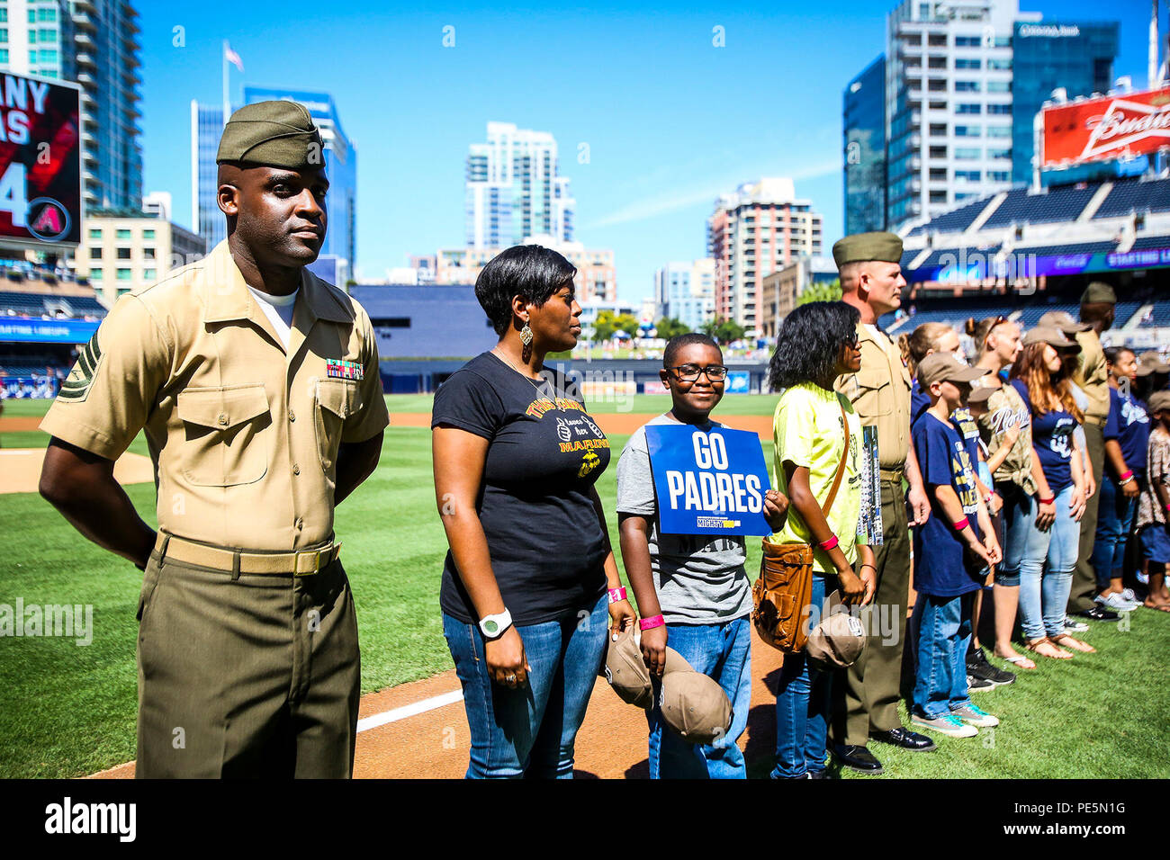 Padres military heroes honored at Petco Park. – Cool San Diego Sights!