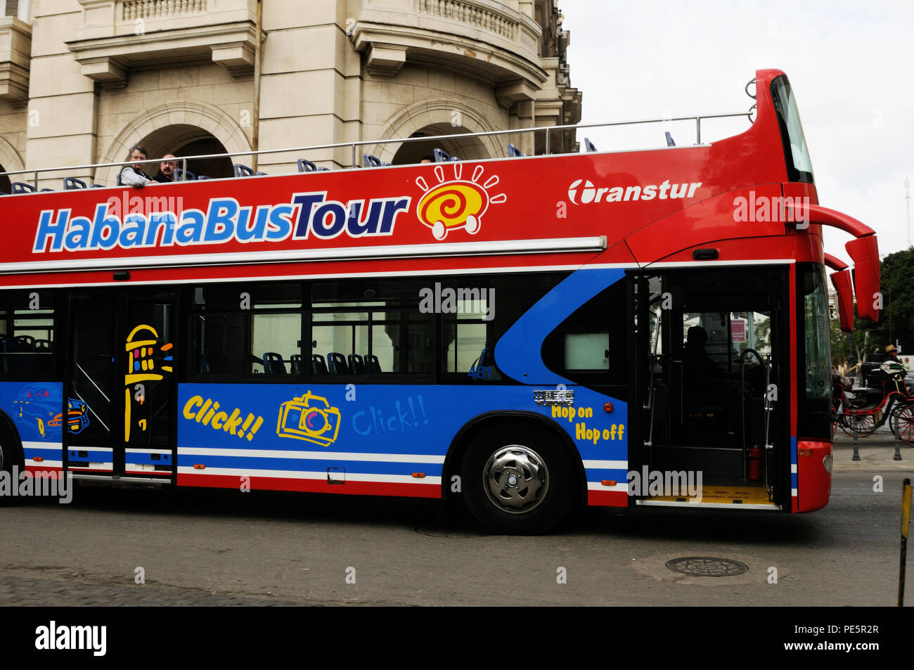 Cuba: Havanna City-tour with a coach Stock Photo