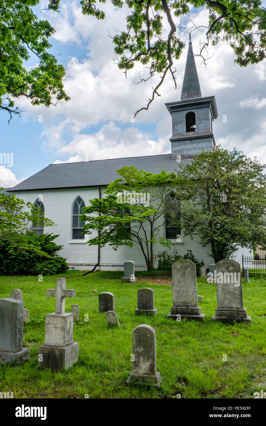 St. Mary's Church, Veirs Mill Road, Rockville, Maryland Stock Photo