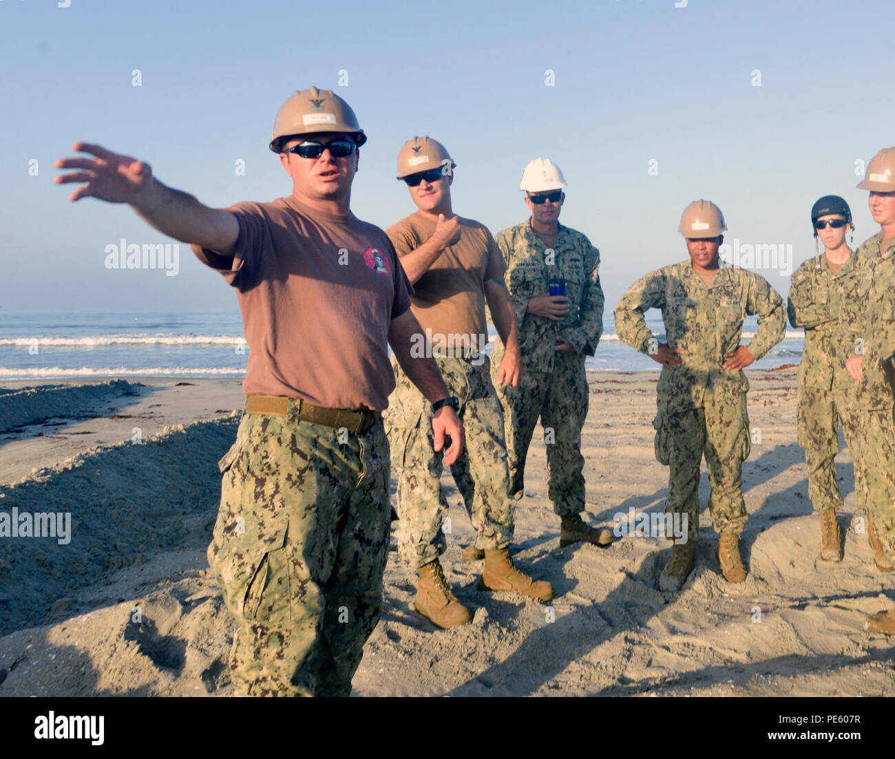 Acb Inls Seabees from Amphibious Construction Battalion 1, Alfa Company, conduct ...