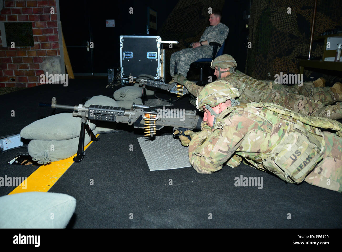 U. S. Army Soldiers assigned to 2d Squadron, 2d Cavalry Regiment