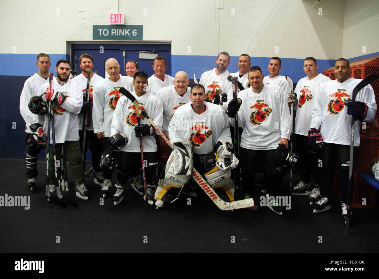 In the annual MN Armed Forces hockey tournament, the Marine Corps put