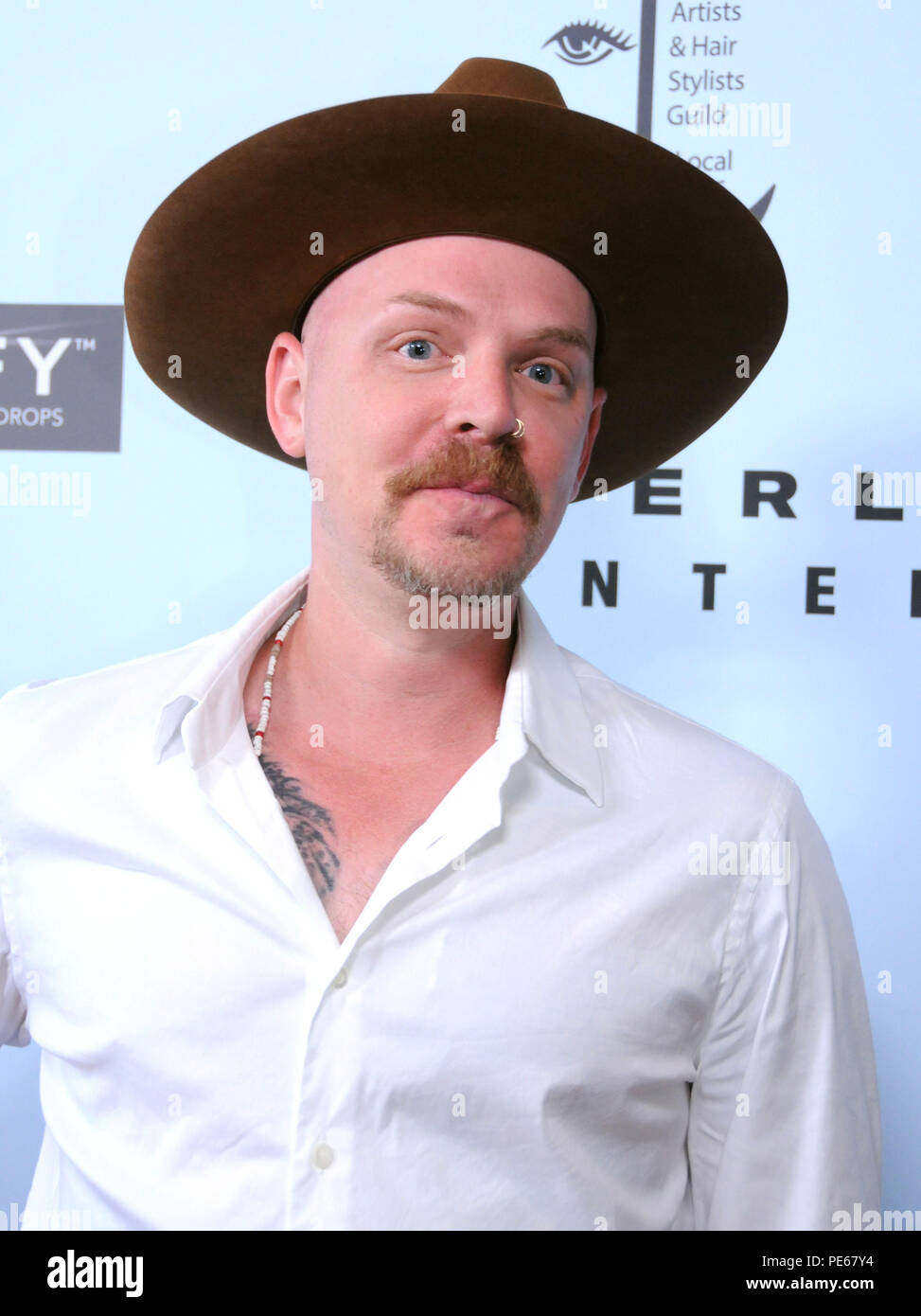 Los Angeles, USA. 12th Aug 2018. Special Effects Artist Rocky Faulkner