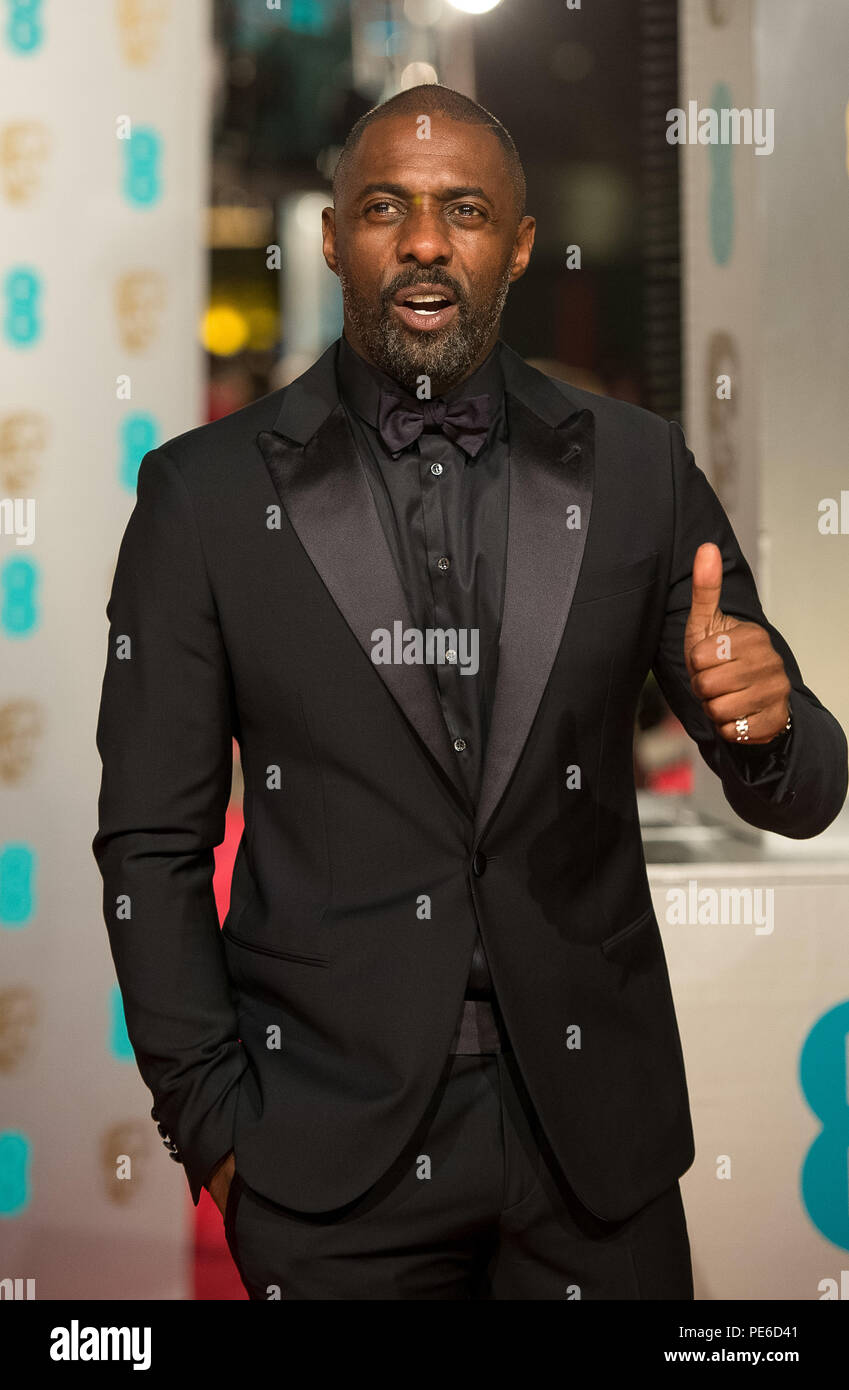 Actor Idris Elba arrives at the EE British Academy Film Awards, BAFTA ...