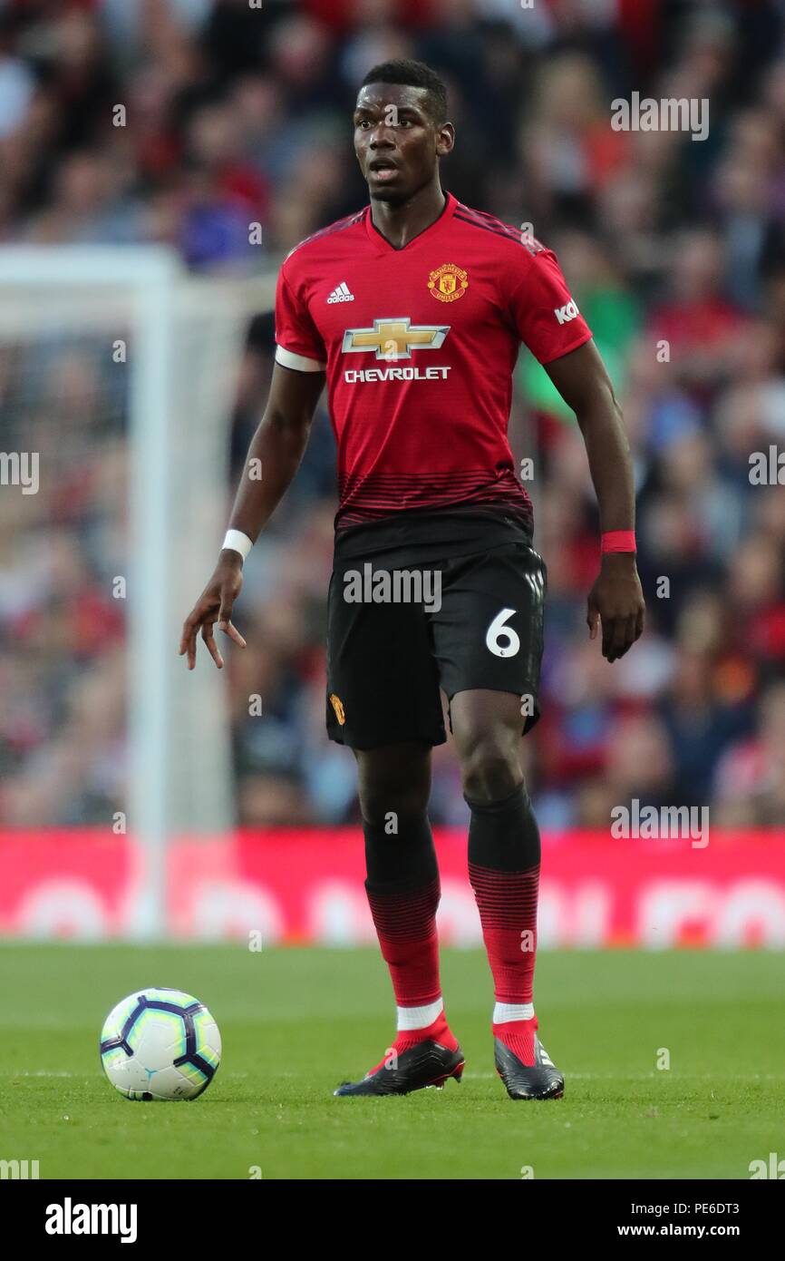 PAUL POGBA MANCHESTER UNITED FC MANCHESTER UNITED FC V LEICESTER